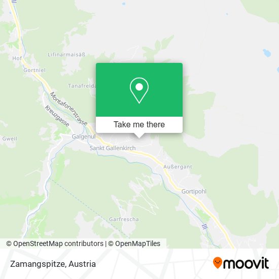 Zamangspitze map