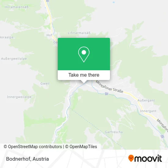 Bodnerhof map