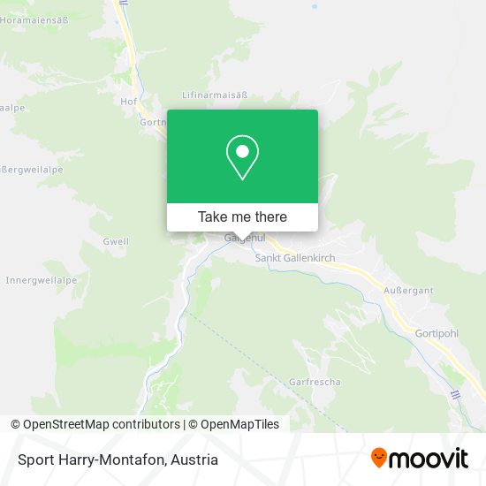 Sport Harry-Montafon map