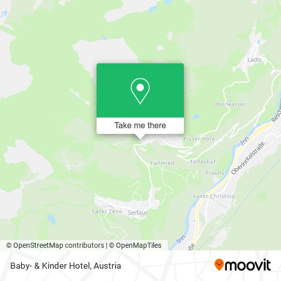 Baby- & Kinder Hotel map