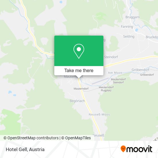 Hotel Gell map