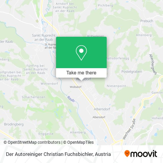 Der Autoreiniger Christian Fuchsbichler map