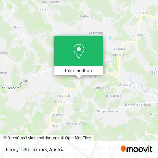 Energie Steiermark map