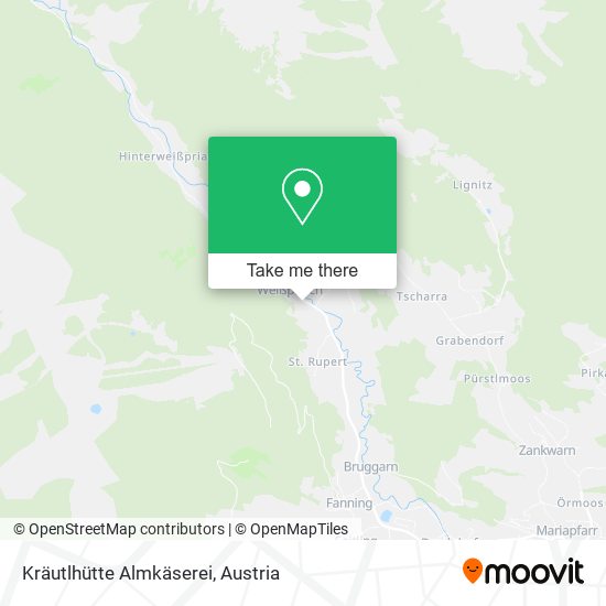 Kräutlhütte Almkäserei map
