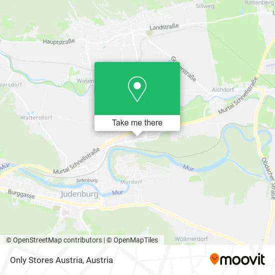 Only Stores Austria map