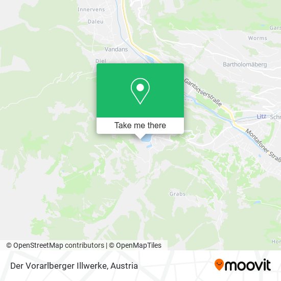 Der Vorarlberger Illwerke map