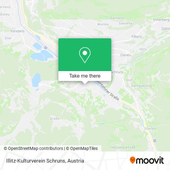 Illitz-Kulturverein Schruns map