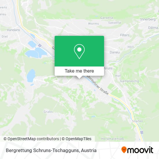 Bergrettung Schruns-Tschagguns map