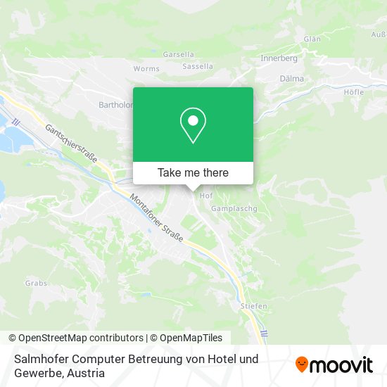 Salmhofer Computer Betreuung von Hotel und Gewerbe map