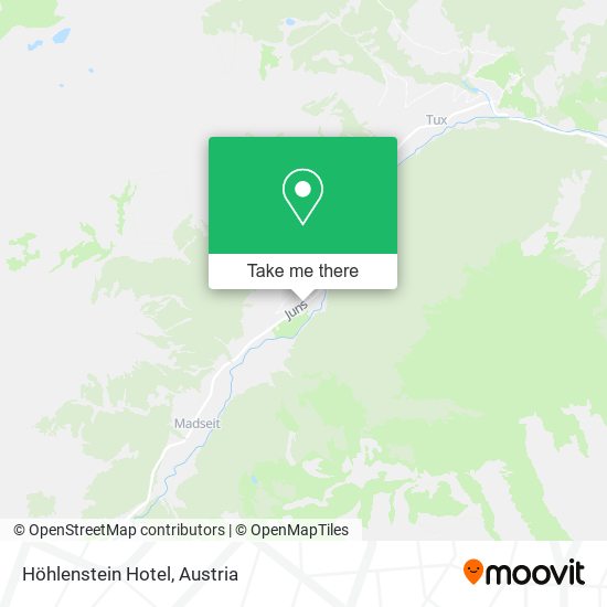 Höhlenstein Hotel map