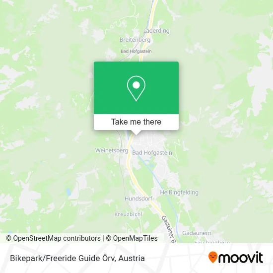 Bikepark/Freeride Guide Örv map