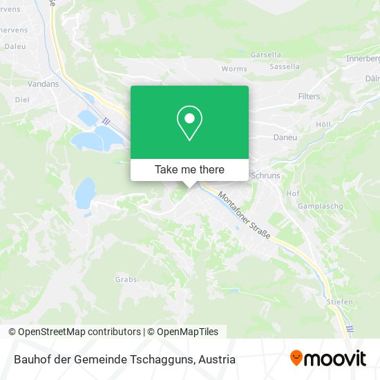 Bauhof der Gemeinde Tschagguns map