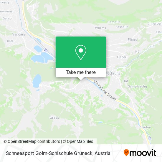 Schneesport Golm-Schischule Grüneck map
