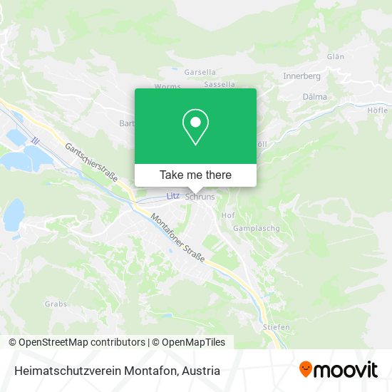 Heimatschutzverein Montafon map