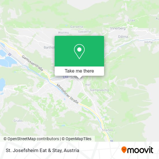 St. Josefsheim Eat & Stay map