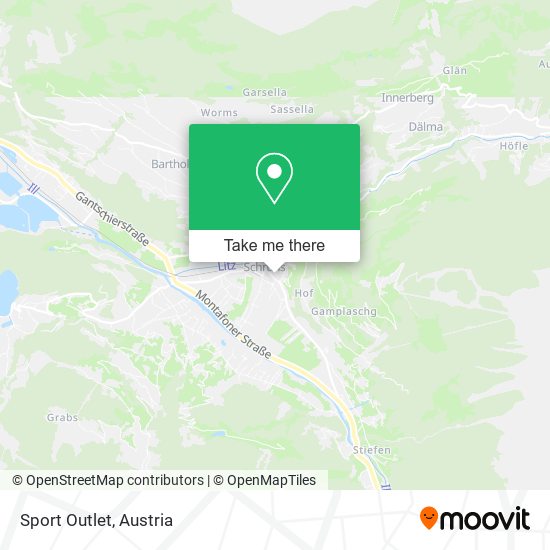 Sport Outlet map