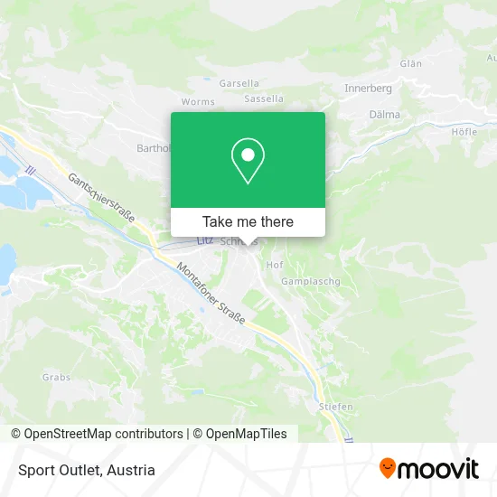 Sport Outlet map