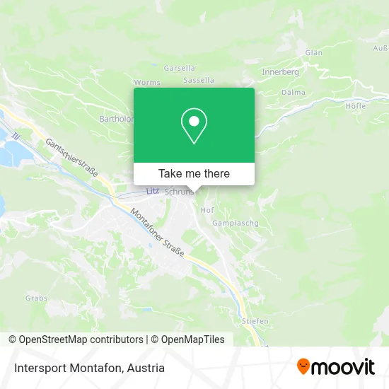 Intersport Montafon map