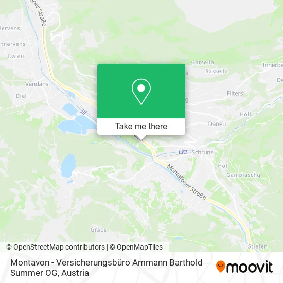 Montavon - Versicherungsbüro Ammann Barthold Summer OG map