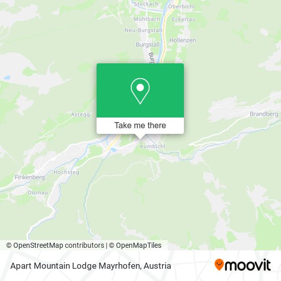 Apart Mountain Lodge Mayrhofen map