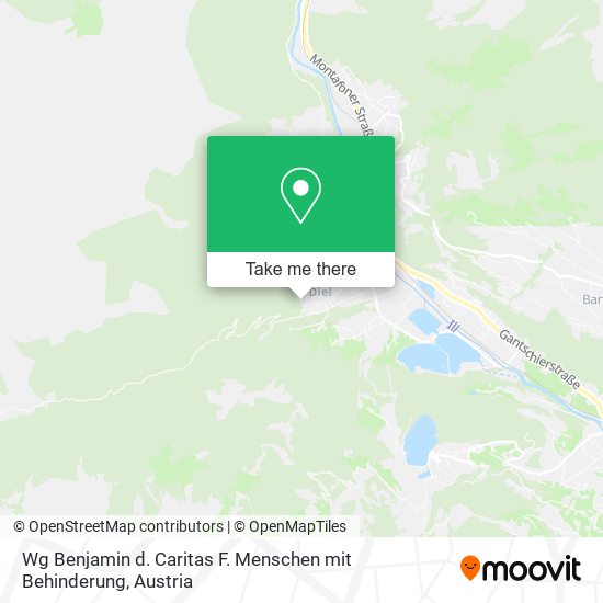 Wg Benjamin d. Caritas F. Menschen mit Behinderung map