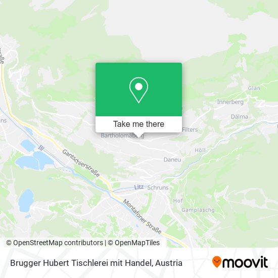 Brugger Hubert Tischlerei mit Handel map