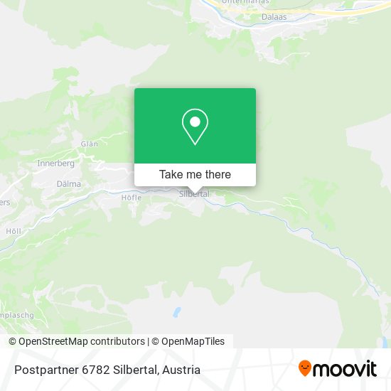 Postpartner 6782 Silbertal map