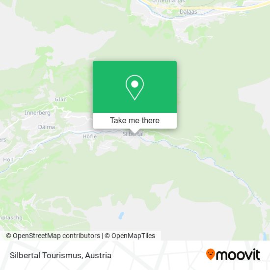 Silbertal Tourismus map