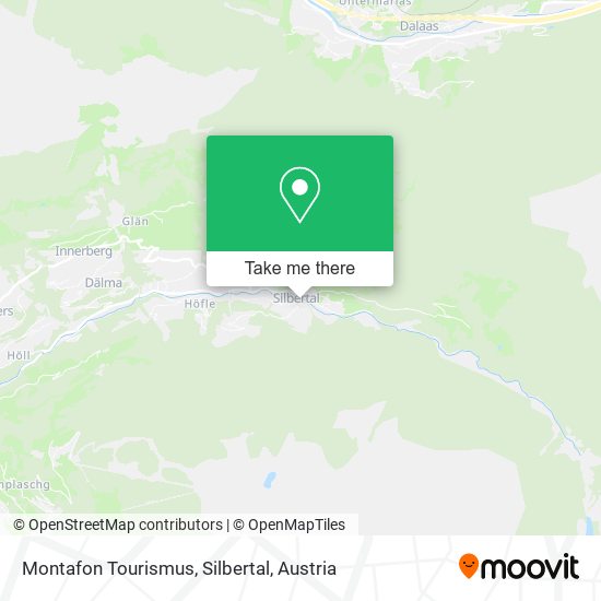 Montafon Tourismus, Silbertal map