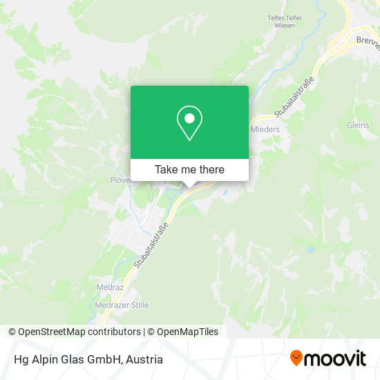 Hg Alpin Glas GmbH map