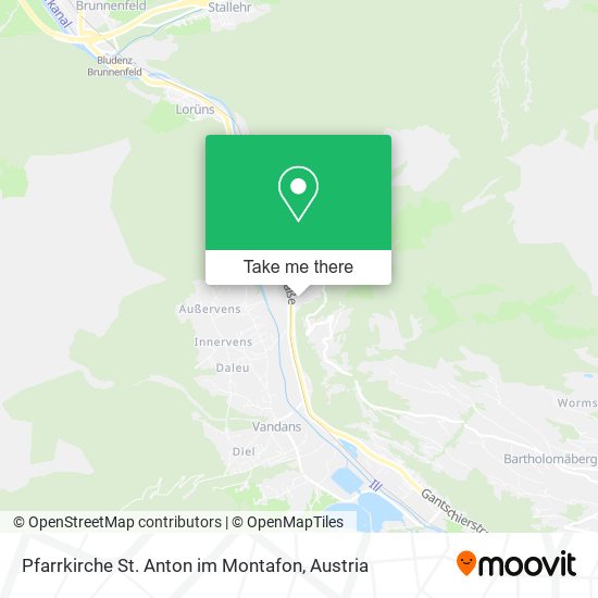 Pfarrkirche St. Anton im Montafon map