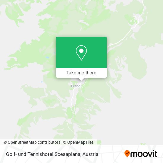 Golf- und Tennishotel Scesaplana map