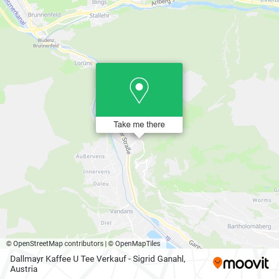 Dallmayr Kaffee U Tee Verkauf - Sigrid Ganahl map