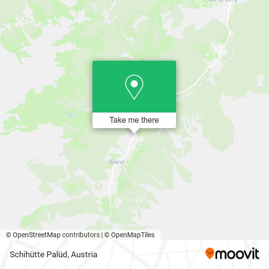 Schihütte Palüd map