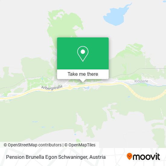 Pension Brunella Egon Schwaninger map