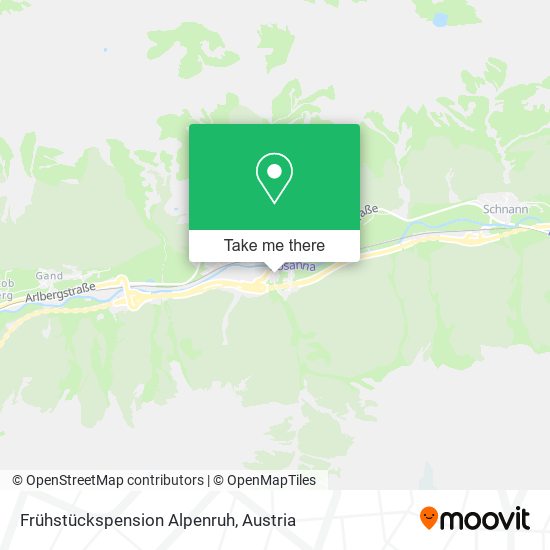 Frühstückspension Alpenruh map