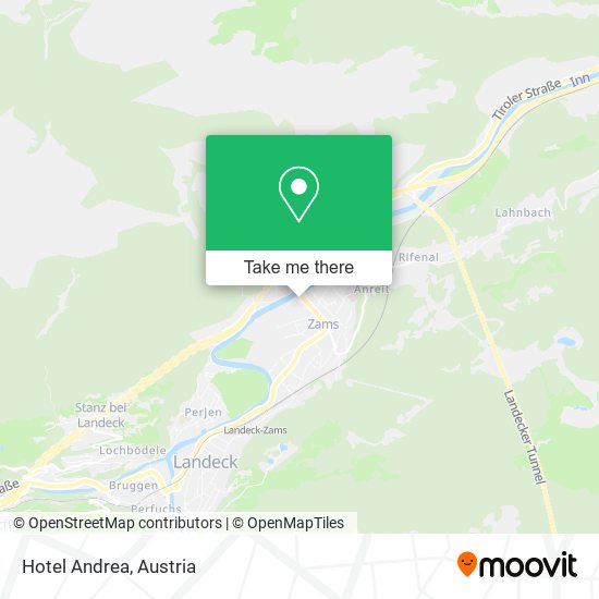 Hotel Andrea map