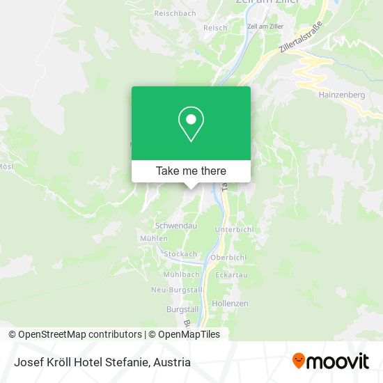 Josef Kröll Hotel Stefanie map