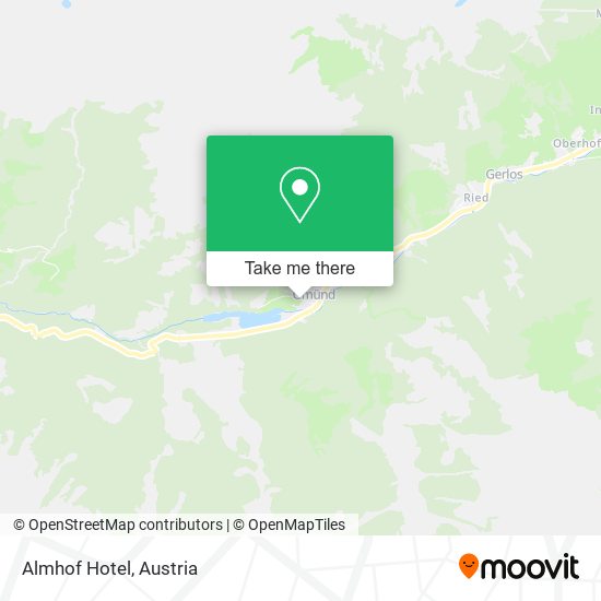 Almhof Hotel map