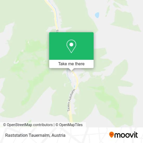 Raststation Tauernalm map
