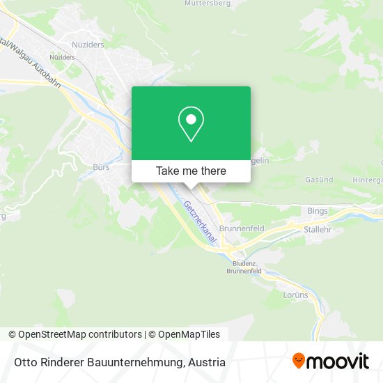 Otto Rinderer Bauunternehmung map