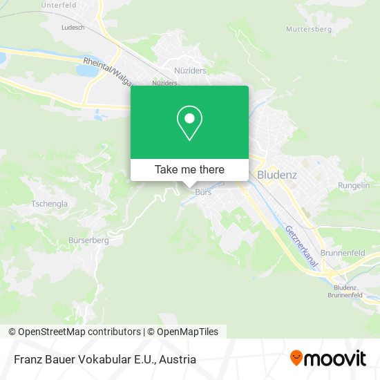 Franz Bauer Vokabular E.U. map