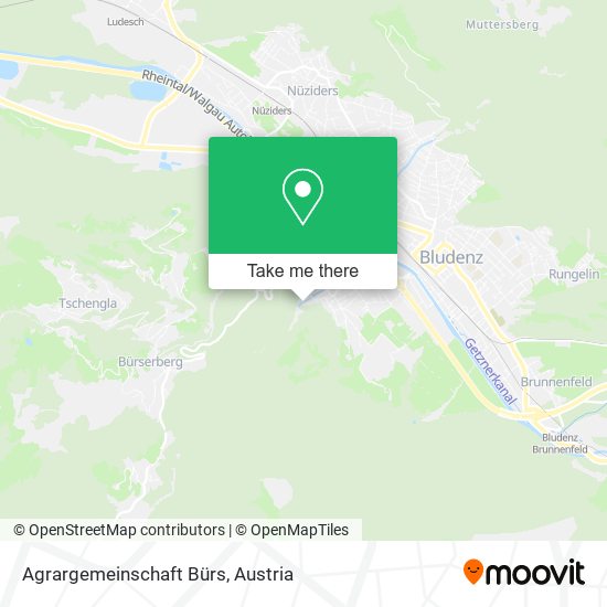Agrargemeinschaft Bürs map
