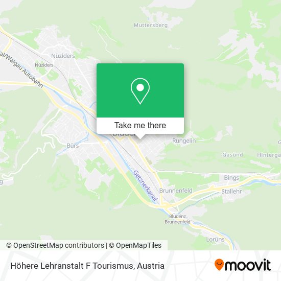 Höhere Lehranstalt F Tourismus map