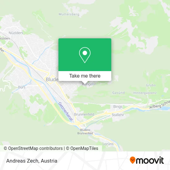Andreas Zech map