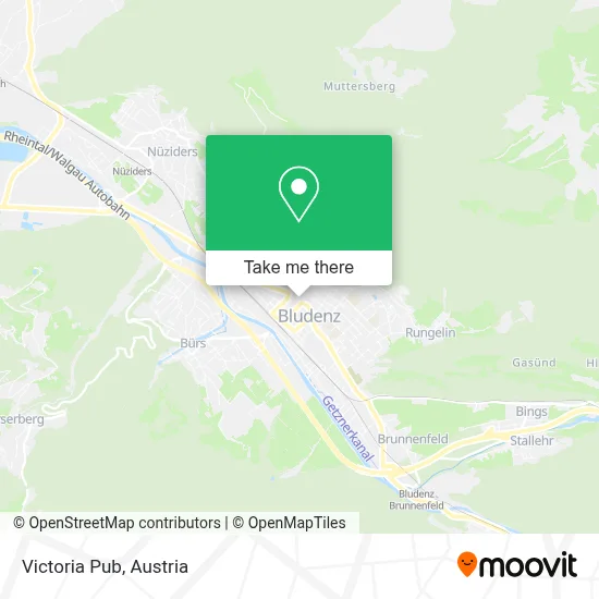 Victoria Pub map