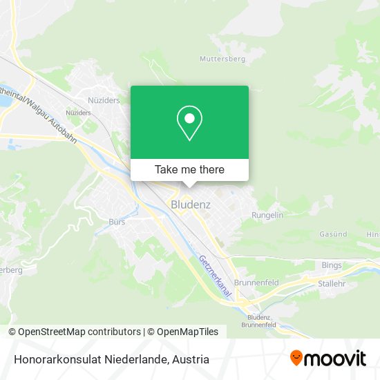Honorarkonsulat Niederlande map