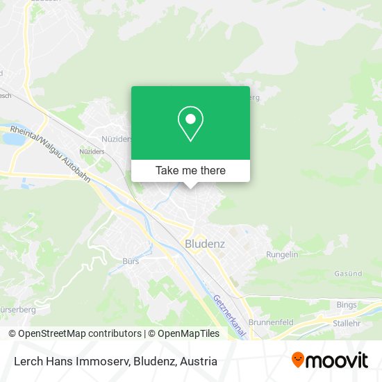 Lerch Hans Immoserv, Bludenz map