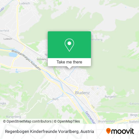 Regenbogen Kinderfreunde Vorarlberg map