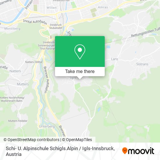 Schi- U. Alpinschule Schigls.Alpin / Igls-Innsbruck map